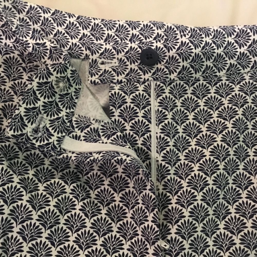 NWT Appleseeds Brand Blue & White Slacks Sz. 12. - Picture 4 of 9